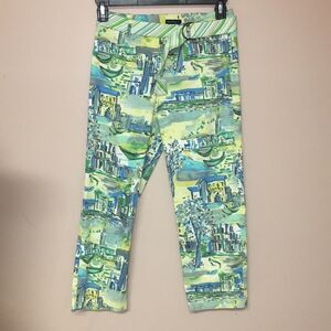 Bentley A print pants size 2